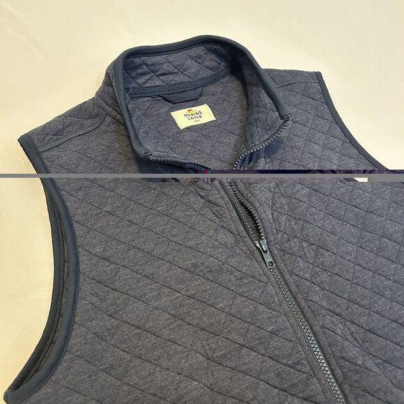 Marine Layer Corbet Full Zip Vest in Navy - Men's Small - Picture 3 of 10